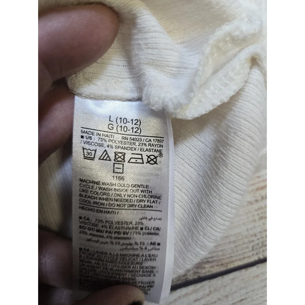 Old Navy Girl's Crop Lightweight long sleeve hooded sweater Size‎ Large 10-12